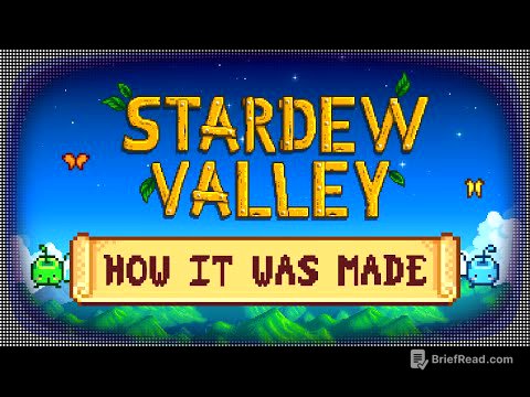 How Stardew Valley Was Made by Only One Person
