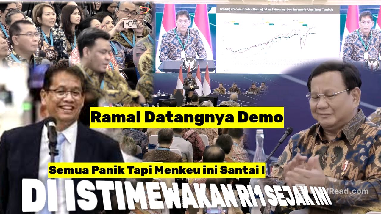Saat P PURBAYA Buat Terkesan B Sri Presiden Prabowo & Tamu,Semua Gak ngira Grafike Bisa Ramal Macam2