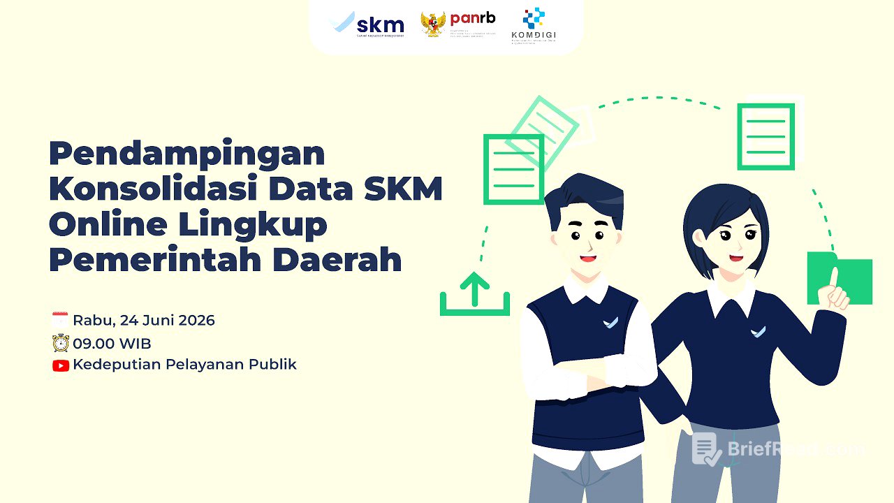Pendampingan Konsolidasi Data SKM Online Lingkup Pemerintah Daerah
