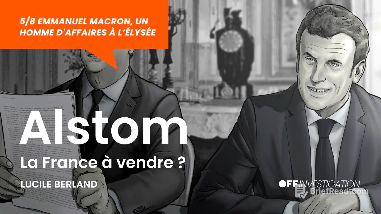 ALSTOM, la France à vendre ?