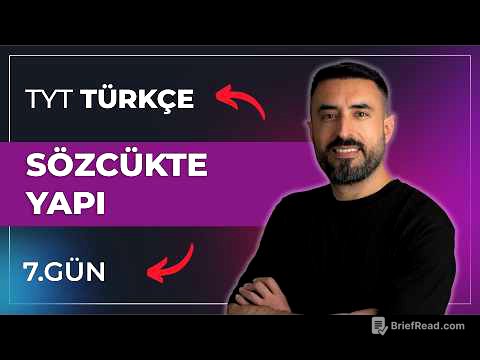 SÖZCÜKTE YAPI / 2027 TYT TÜRKÇE KAMPI