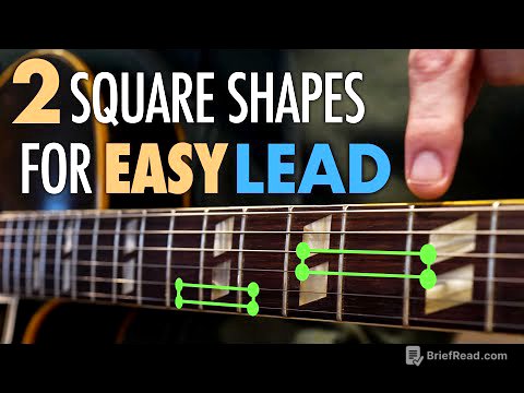 Get started playing lead guitar with these 2 easy square shapes. Not sure where to start? Start here