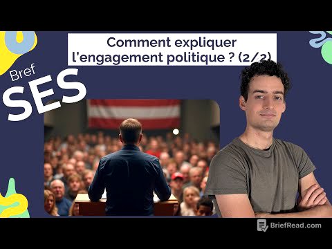 Comment expliquer l'engagement politique? (2/2) | Terminale SES (Bac 2025 - programme officiel)