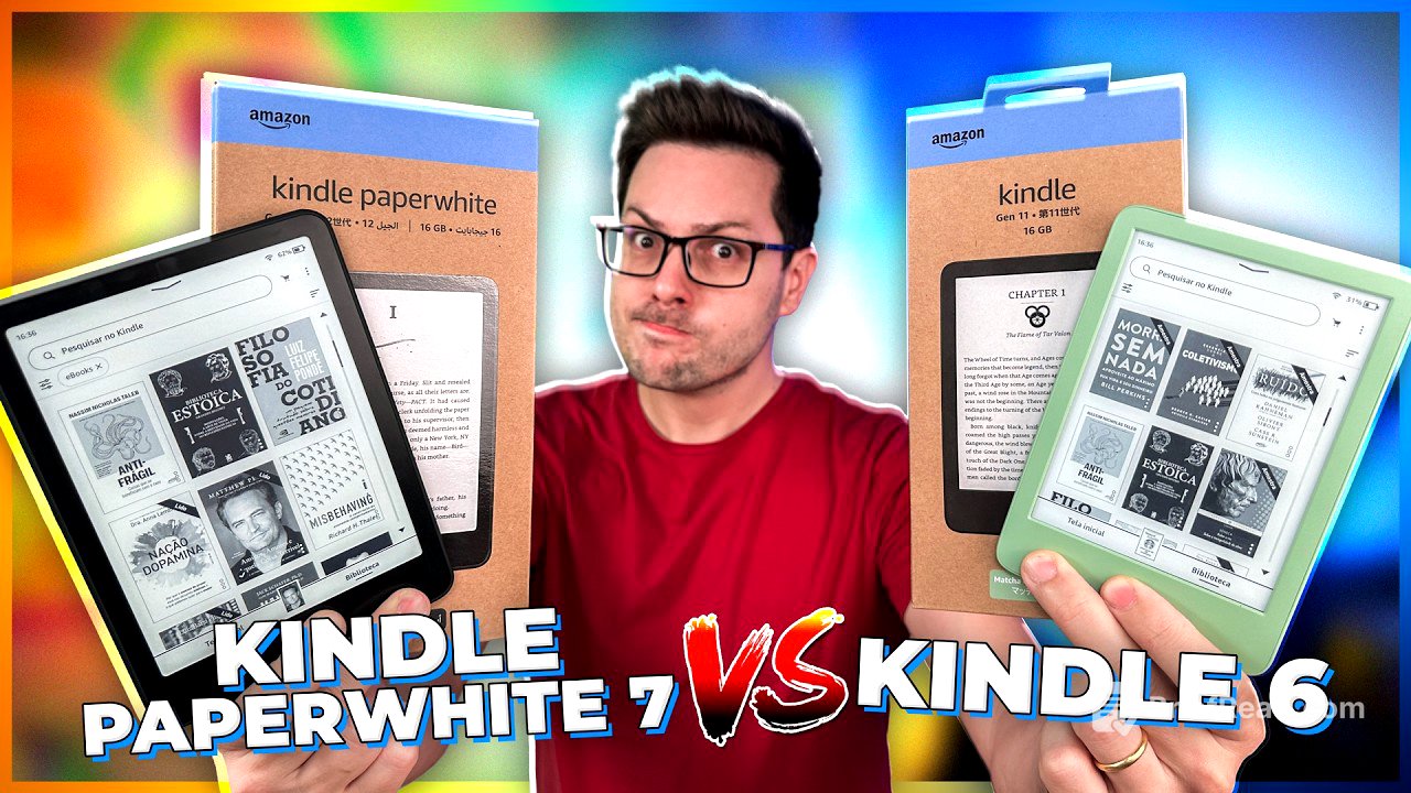 2025! KINDLE BÁSICO ou KINDLE PAPERWHITE?! DESCUBRA o IDEAL para VOCÊ!!