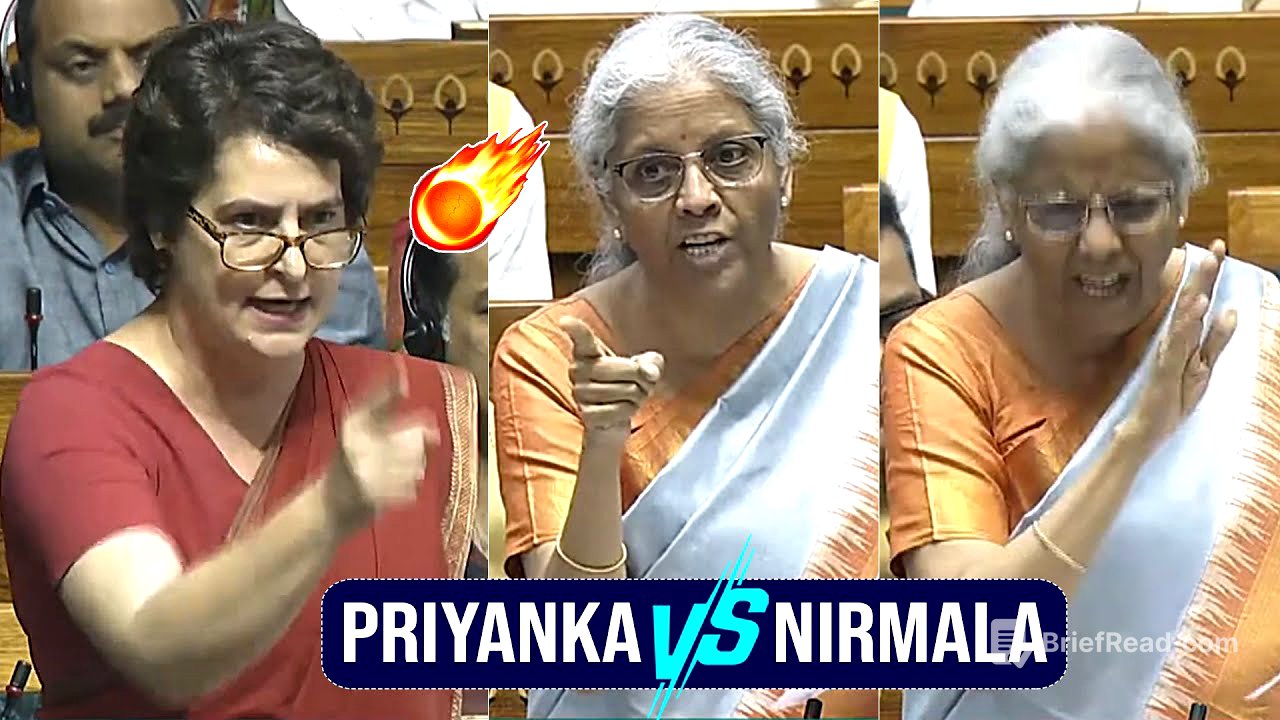 Heated Argument Between Nirmala Sitharaman And Priyanka Gandhi In Lok Sabha | PM Modi | News Buzz