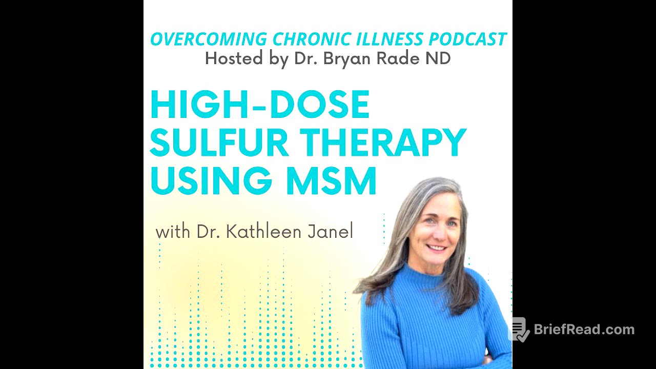 "High-Dose Sulfur Therapy with MSM" with Dr. Kathleen Janel
