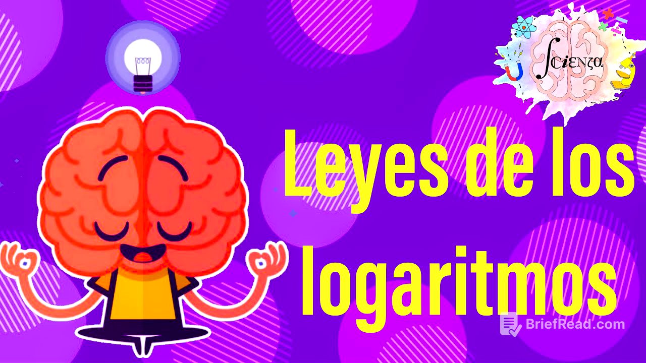 Logaritmos: TODAS las propiedades o leyes de los logaritmos | Teoría + Ejemplos