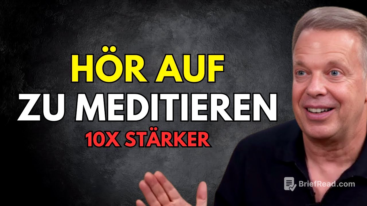 HÖR AUF zu Meditieren (Diese 2-Min-Technik Ist 10x Mächtiger) - Joe Dispenza