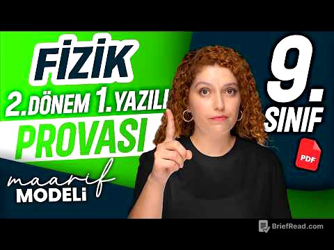 9.sınıf Fizik Maarif Modeli 2.Dönem 1.Yazılı 2025-2026 | Prova