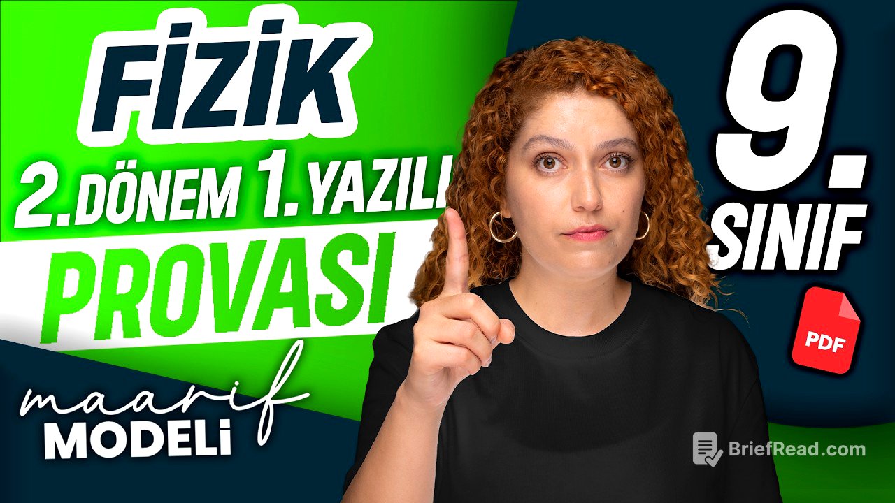 9.sınıf Fizik Maarif Modeli 2.Dönem 1.Yazılı 2025-2026 | Prova