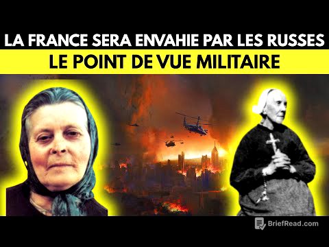 "La France sera envahie" Prophétie de Marie Julie Jahenny en 1882 : le point de vue MILITAIRE.
