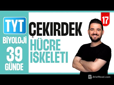Çekirdek Hücre İskeleti Konu Anlatımı | 39 GÜNDE AYRINTILI TYT BİYOLOJİ KAMPI 2026-27 | 17