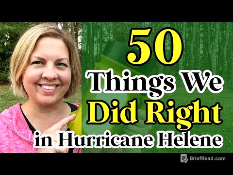 50 Things We Did Right in Hurricane Helene in WNC | Our Most Used Items in 12 Days with No Power