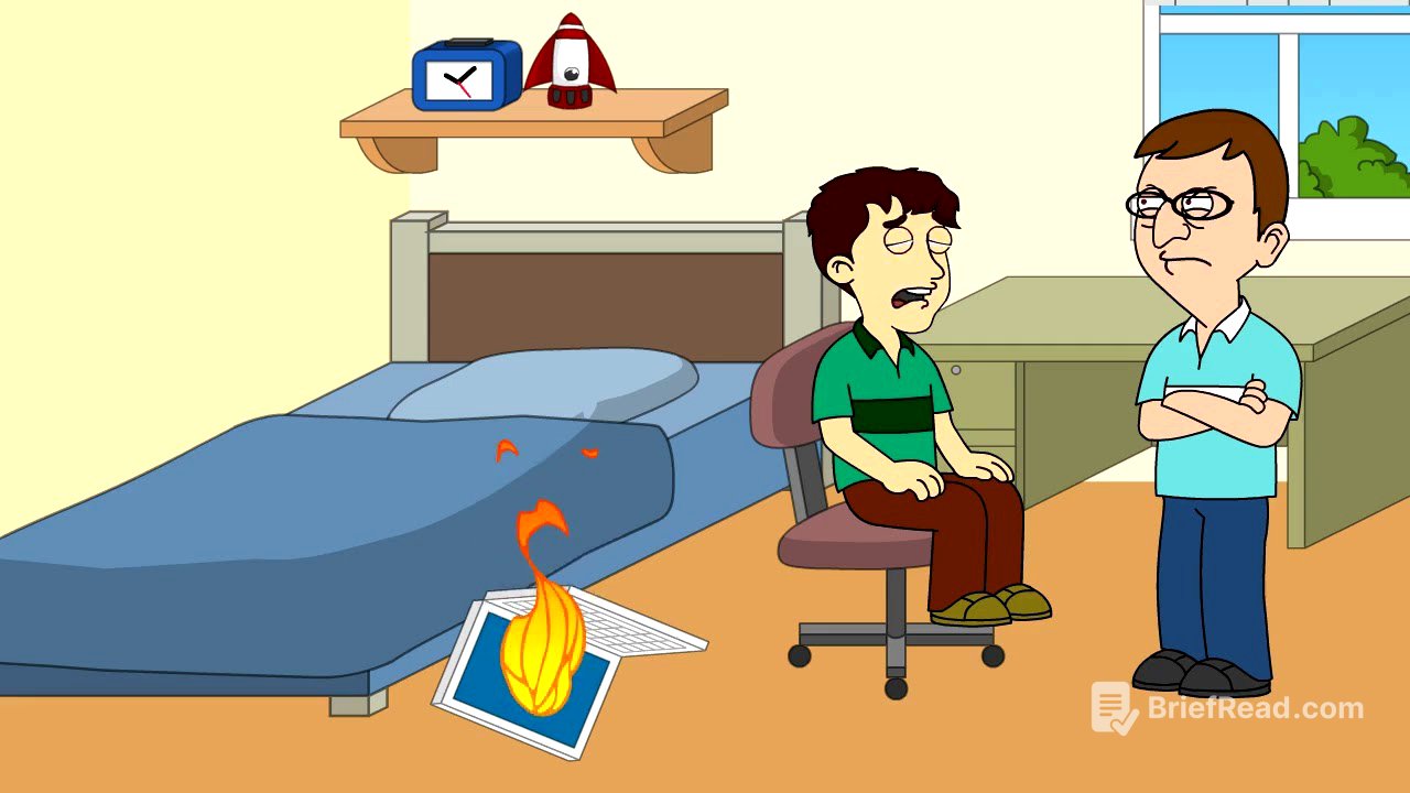 Edward Destroys Timothy's Laptop