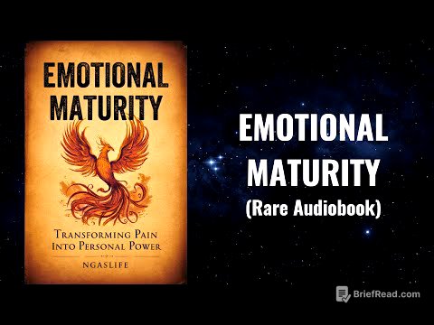 Emotional Maturity - Transforming Your Pain into Personal Power Audiobook