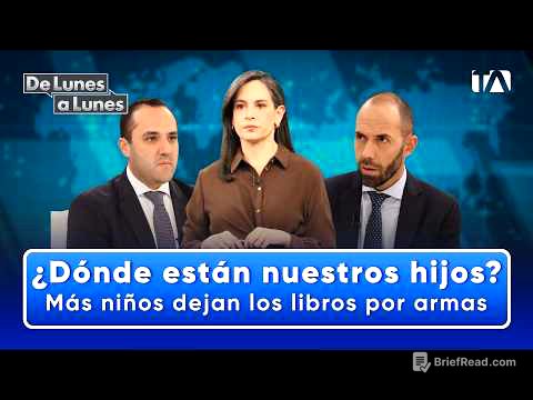 De Lunes a Lunes | Niños en la mira criminal, crisis migratoria y pulso por el presupuesto de GADs.