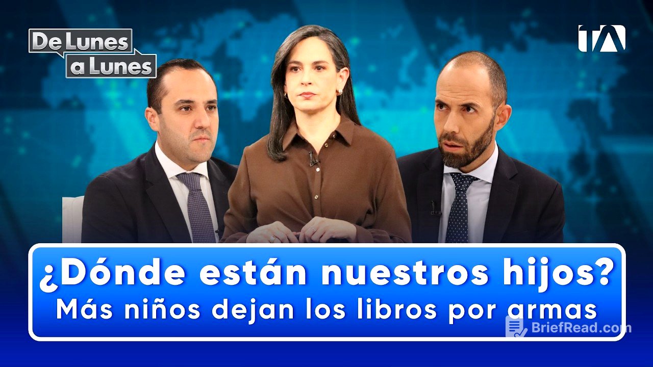 De Lunes a Lunes | Niños en la mira criminal, crisis migratoria y pulso por el presupuesto de GADs.