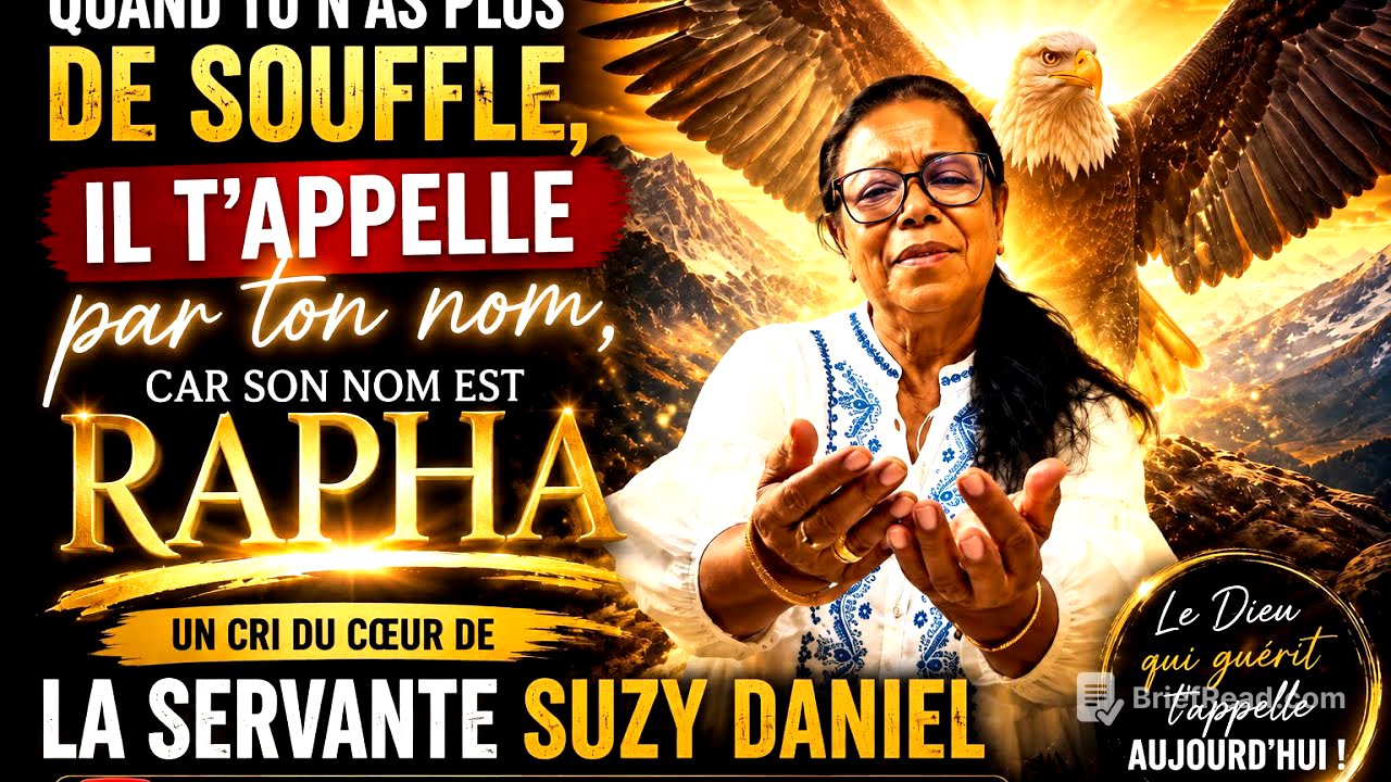     Quand tu n’as plus de souffle, Il t’appelle par ton nom… car Son Nom est RAPHA
