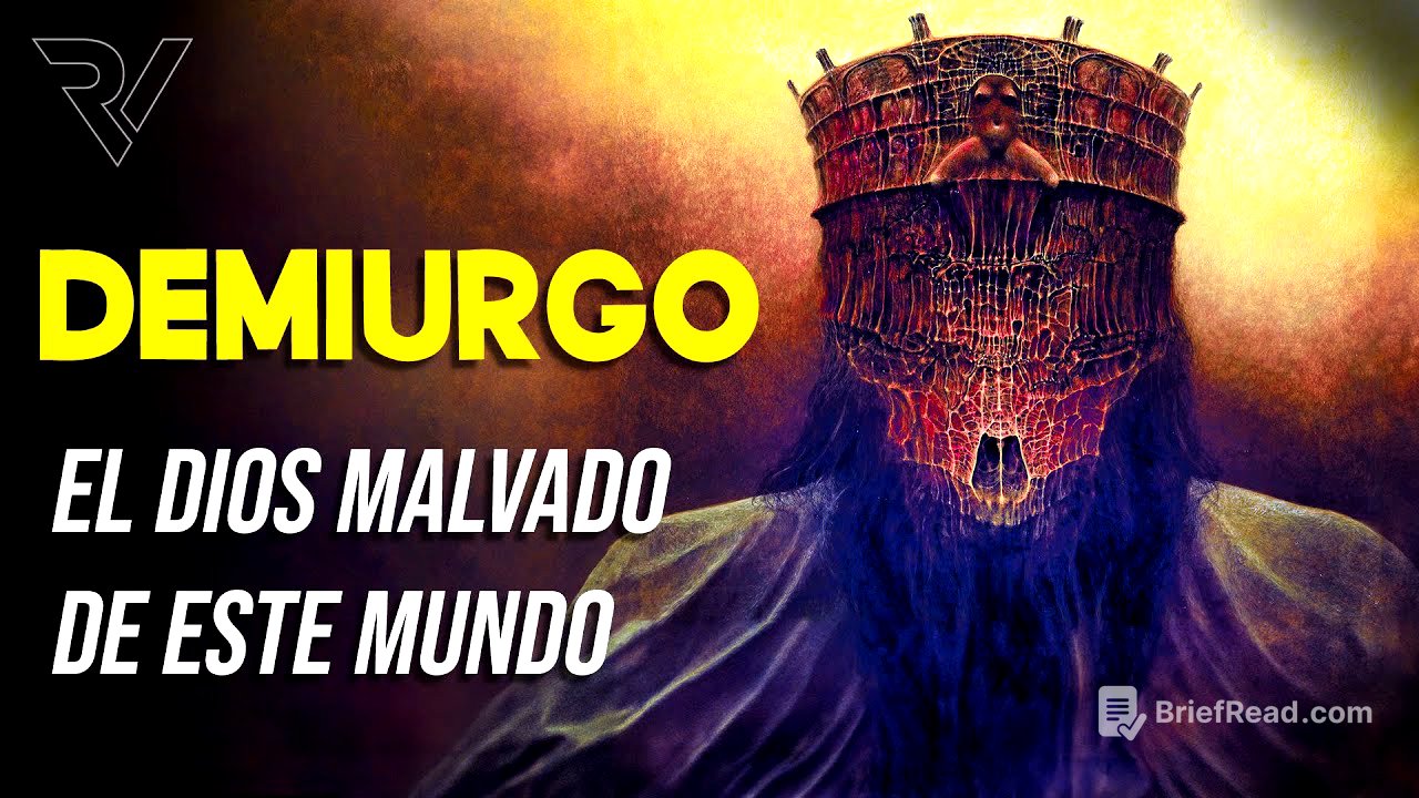Demiurgo, el Dios Malvado del Mundo