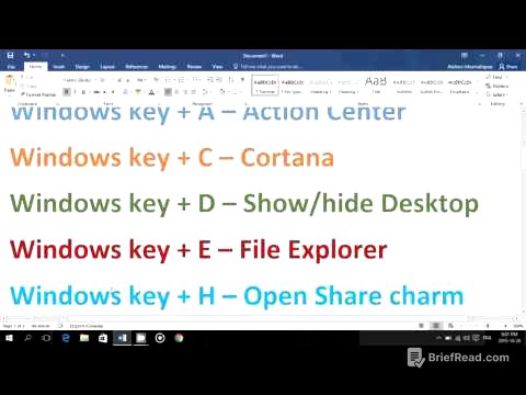 Windows 10 Top Windows key keyboard shortcuts to know and use
