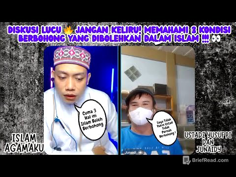 DISKUSI LUCU‼️Jangan Keliru! Memahami 3 Kondisi Berbohong yang Dibolehkan dalam Islam⁉️