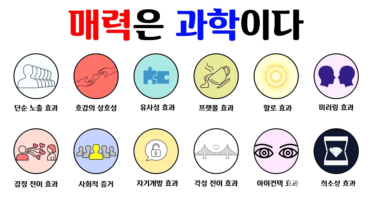 끌리는 사람들의 비밀 12가지 12분 요약