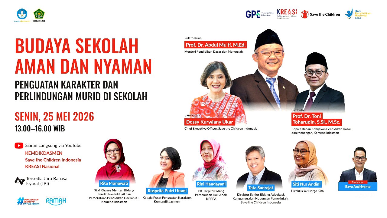 Budaya Sekolah Aman Dan Nyaman Dalam Rangka Penguatan Karakter Dan Perlindungan Murid Di Sekolah