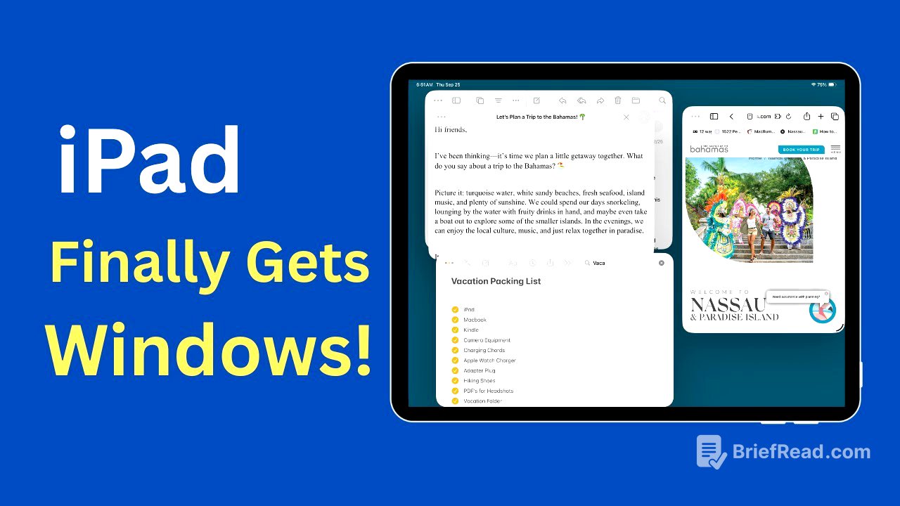 iPadOS 26: How to Use the New Windows Feature (Step-by-Step for Seniors)