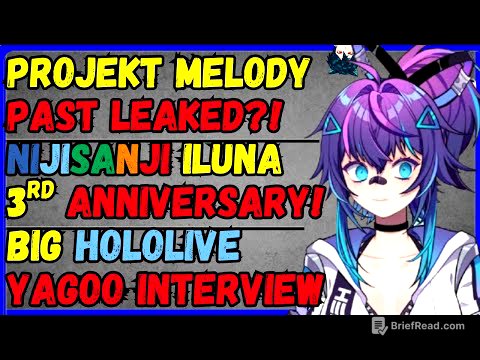 Projekt Melody past revealed?! Niji Iluna 3rd anniversary, Yagoo big interview!