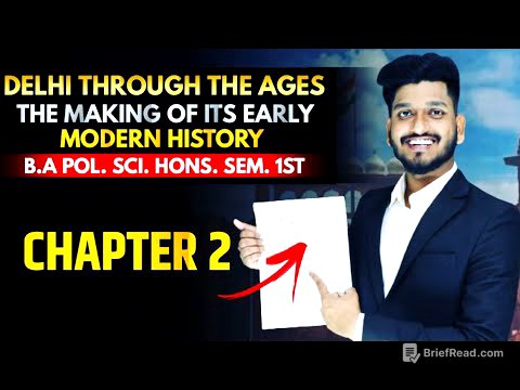 Delhi Through The Ages || Unit 2 || By Manish Verma || History Of Delhi.