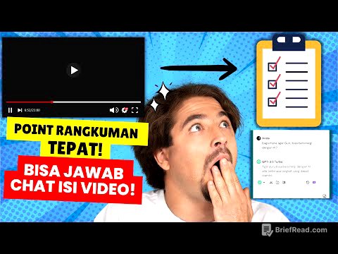 NIH! CARA ASIK Merangkum Video Youtube Menjadi Teks | Bisa TANYA isi video sama ChatGPT!