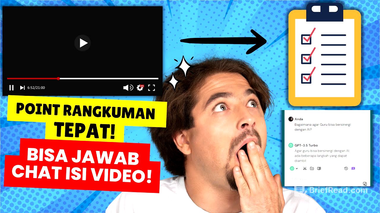 NIH! CARA ASIK Merangkum Video Youtube Menjadi Teks | Bisa TANYA isi video sama ChatGPT!