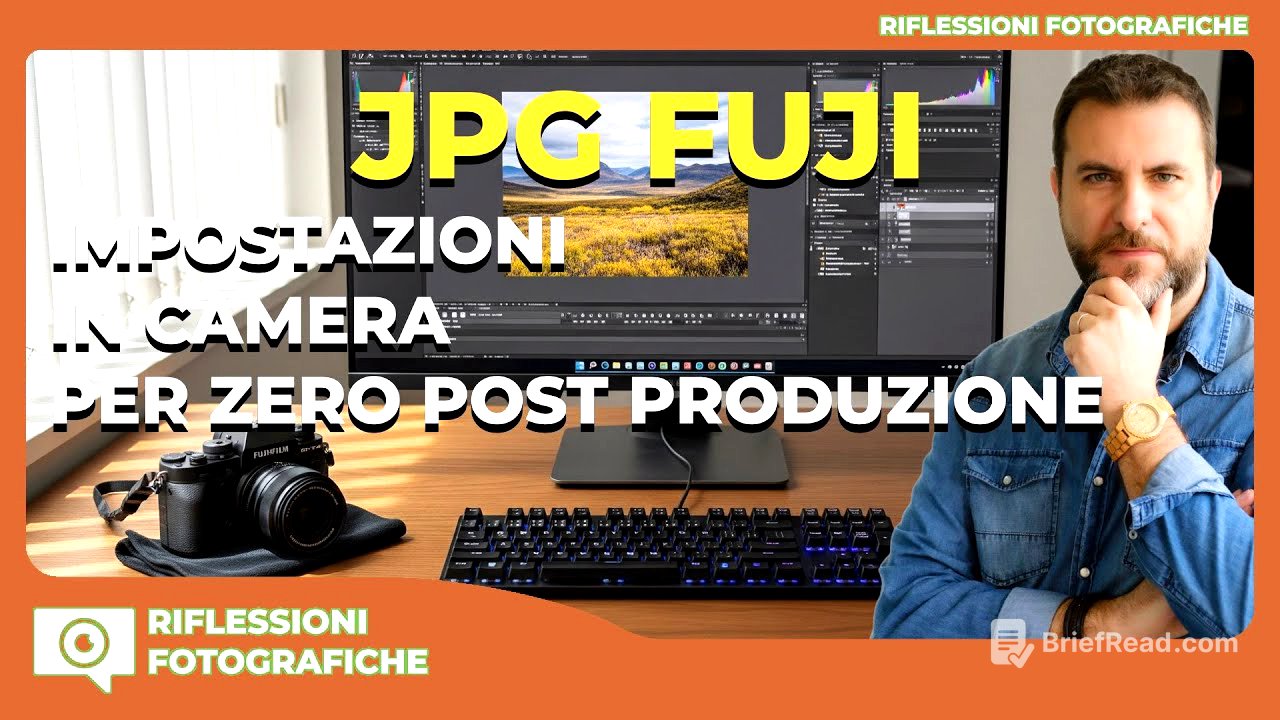 FILE JPEG FUJIFILM  :  LE IMPOSTAZIONI IN CAMERA PER ZERO POST PRODUZIONE E NON SOLO