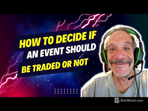 How to Decide if an Event should be Traded or not | Learn How to Trade | Trading for Beginners