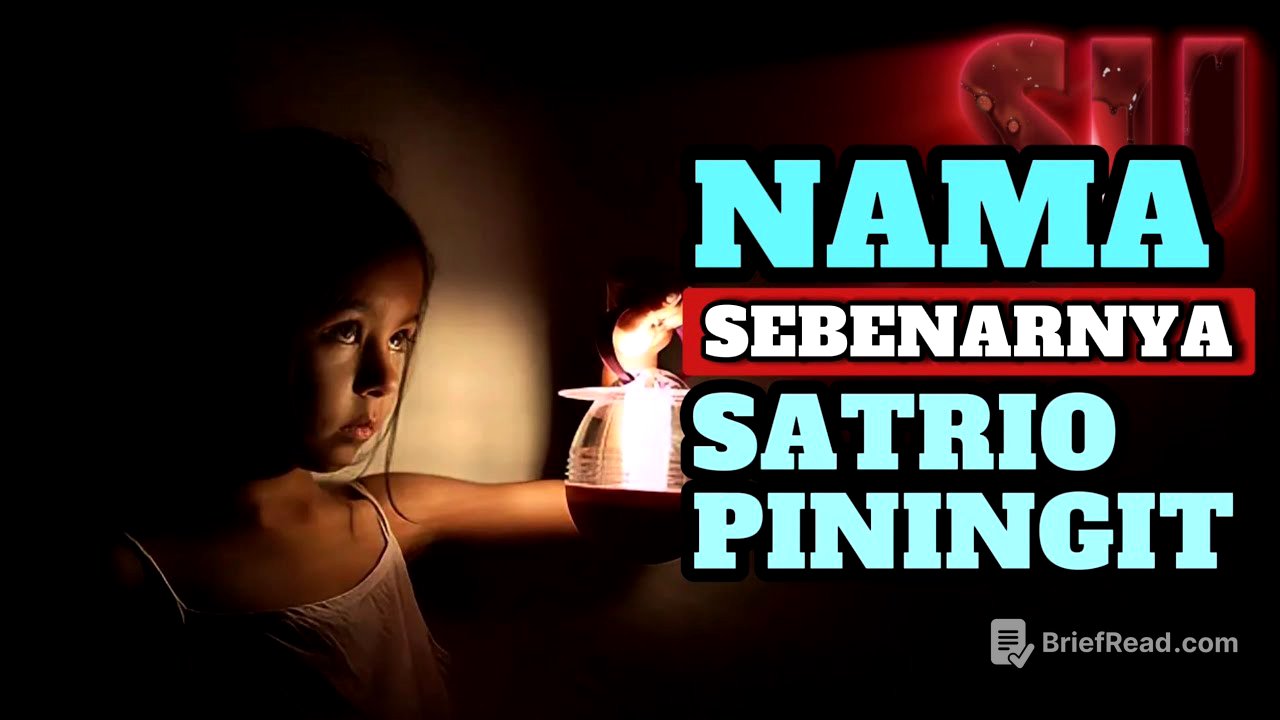 Nama sebenarnya SATRIO PININGIT ❓