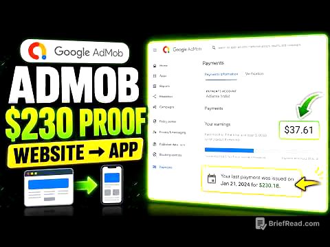Maine AdMob Se $230 Kamaye 😱 Website Ko App Banakar Paise Kaise Kamaye