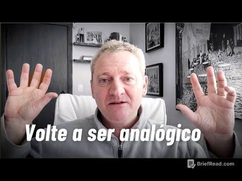 Volte agora mesmo para a vida analógica...