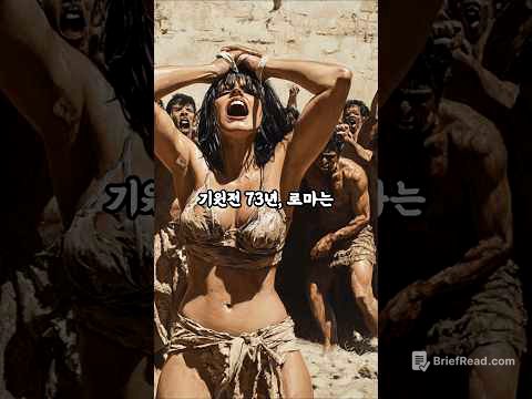 스파르타쿠스의 짧지만 강렬했던 저항 #역사 #스페셜 #쇼츠 #history #ai #shorts