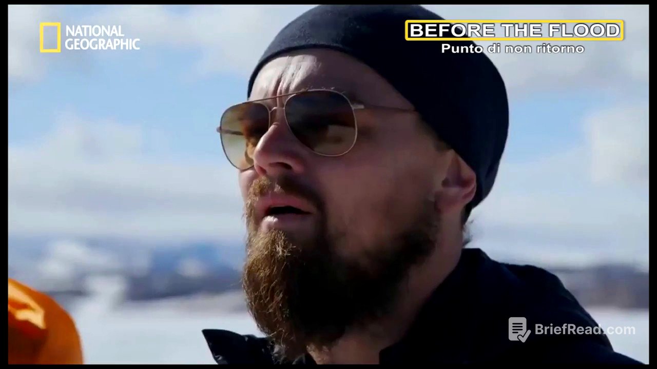 BEFORE THE FLOOD - Punto di non ritorno - documentario