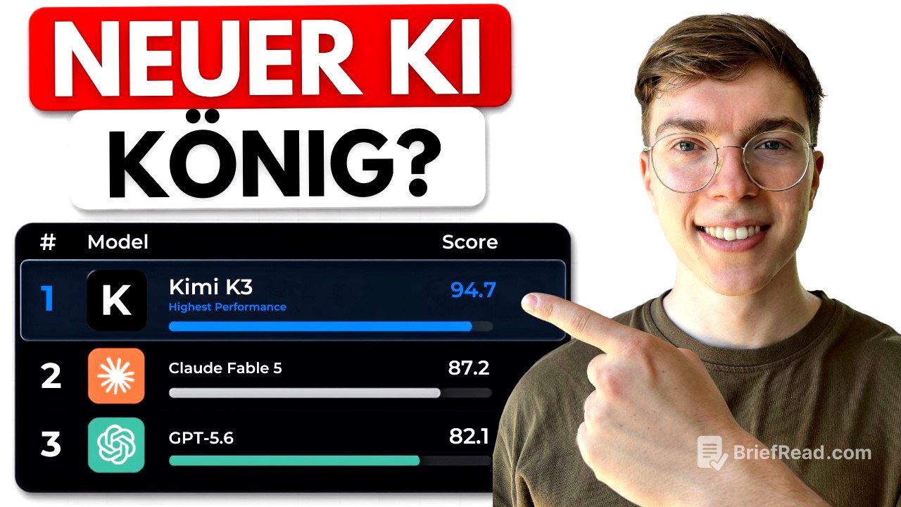 Kimi K3 ist UNGLAUBLICH! (Vergleich mit Fable 5 & GPT-5.6 Sol)