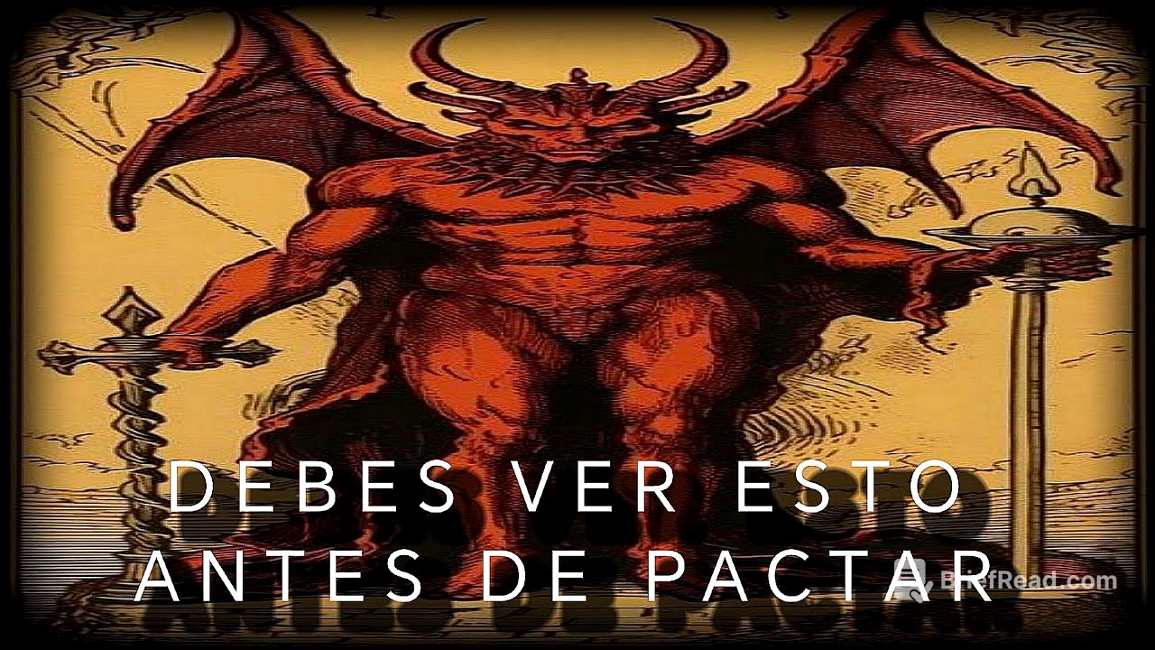 ¿Vale la pena hacer PACTO con demonios? . El precio es muy alto...