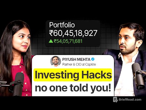 What Drives Long Term Wealth? | Timing Market With Piyush Mehta