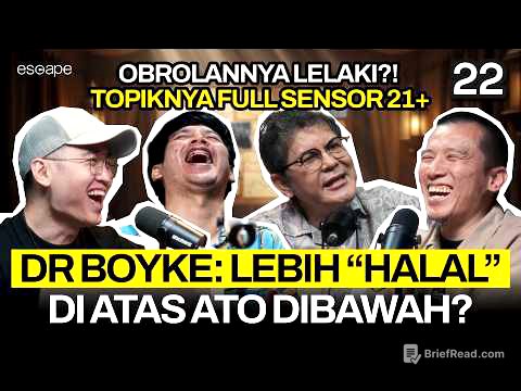 OBROLAN PRIA TENTANG S*X & ATURAN ISLAM!! - Escape Eps 22 (Ft dr Boyke, Felix Siauw, & Koiyo Cabe)