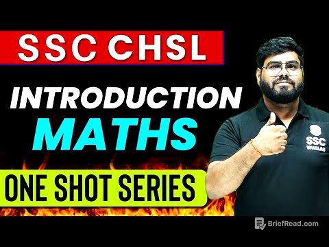 MATHS INTRODUCTION in 1 Shot | Zero to Hero | For SSC CHSL