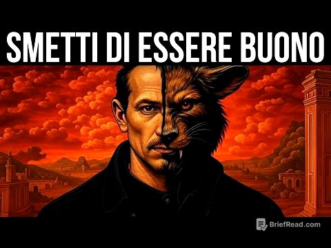 Smetti di essere buono, inizia a essere pericoloso | Mentalità di Machiavelli
