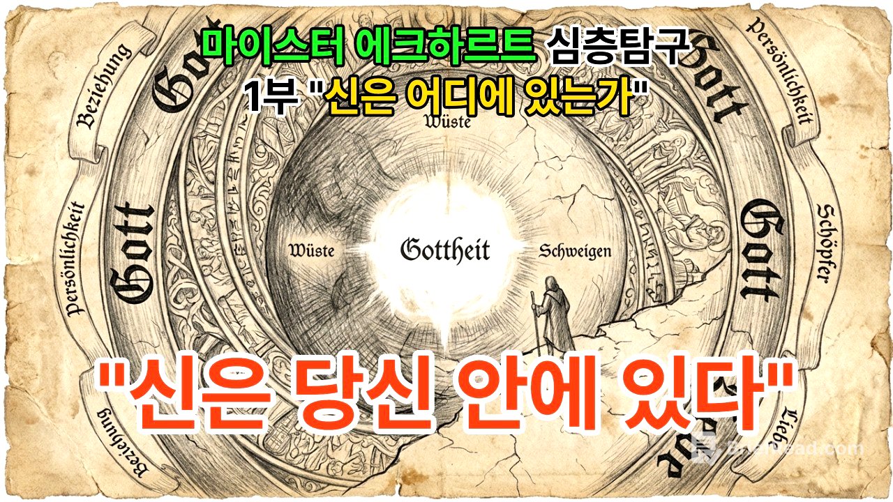 700년 전 파문당한 수도사가 남긴 28개 이단 문장 | 신을 찾아 헤매지 마라, 당신이 이미 신이다 | 마이스터 에크하르트 7부 시리즈 1부