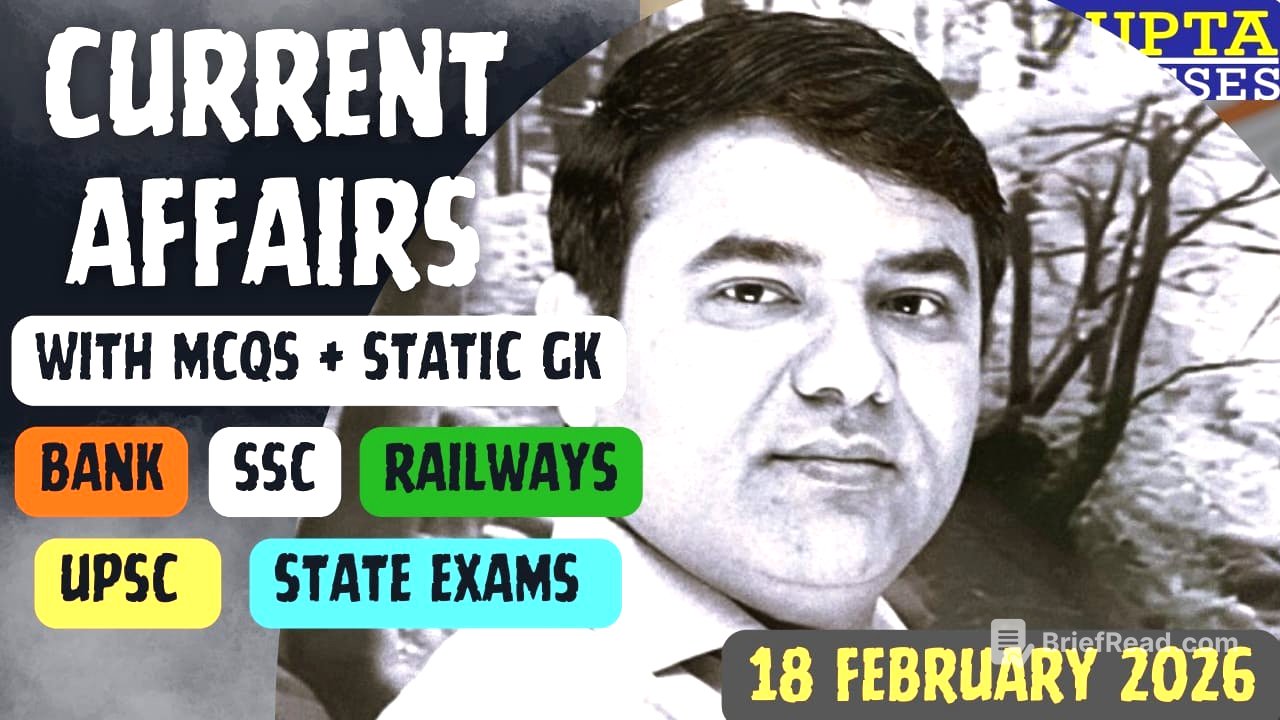 Today current affairs | 18th February 2026 Part-25 | Daily Current Affairs | UP-SI SPECIAL SSC EXAM