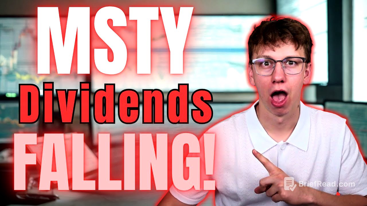 MSTY Dividends are DROPPING! I Figured Out Why..