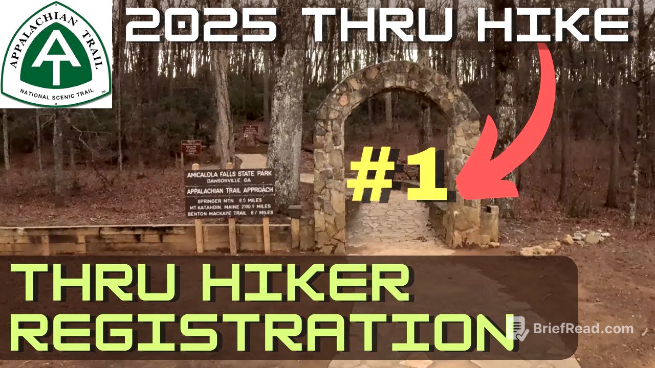 2025 Appalachian Trail Thru Hike Registration #1 Amicalola Falls Shuttle To Springer