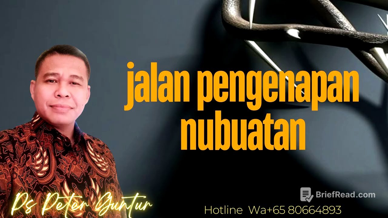 JALAN PENGENAPAN NUBUATAN     -  PETER GUNTUR